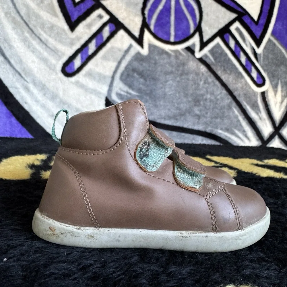 Size 7.5c - Ten Little Original Everyday Sneakers Toddler Brown